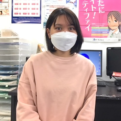 受講生 ‐ 大濱佐和子さん（21）